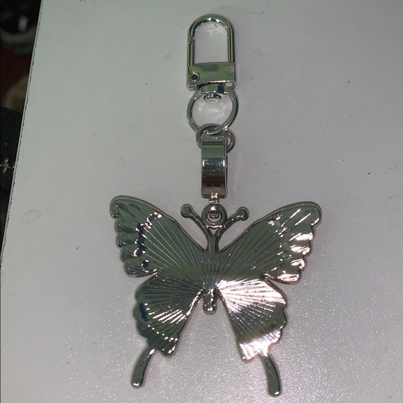 Multicolor Crystal Butterfly Keychain - Picture 4 of 5